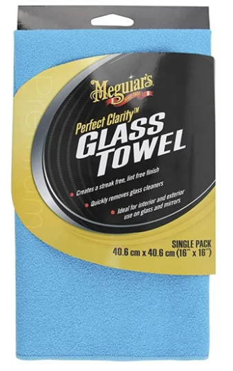 Meguiars Perfect clarity Glass Towel: Toalla para abrillantar cristales