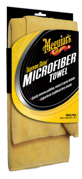 Meguiars Supreme Shine Microfibre Towel: Toalla de microfibra